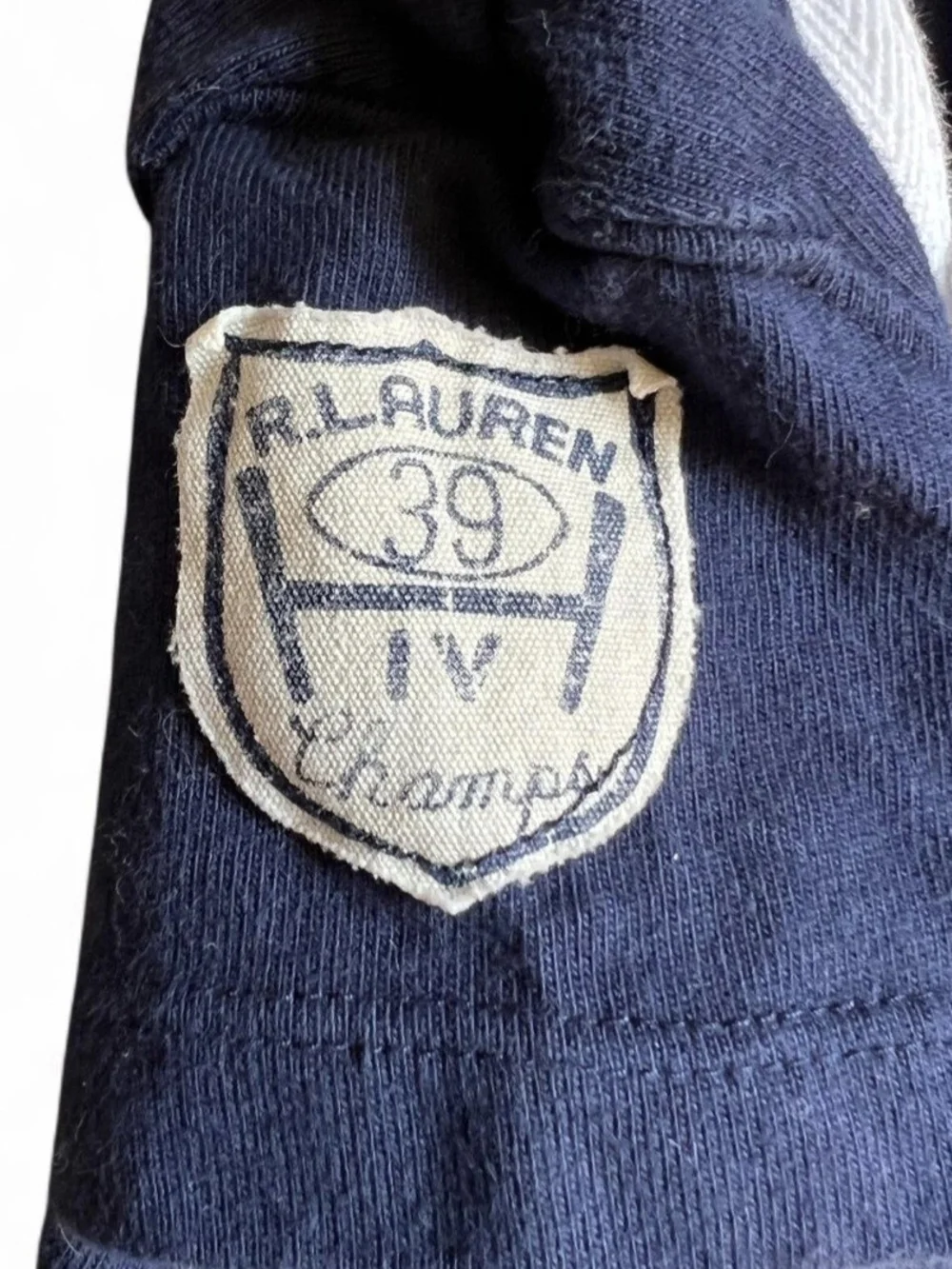 Ralph Lauren Navy and White Polo Romper